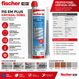 FISCHER FIS EM Plus 390 S Kimyasal Epoksi Kartuş 390 ml