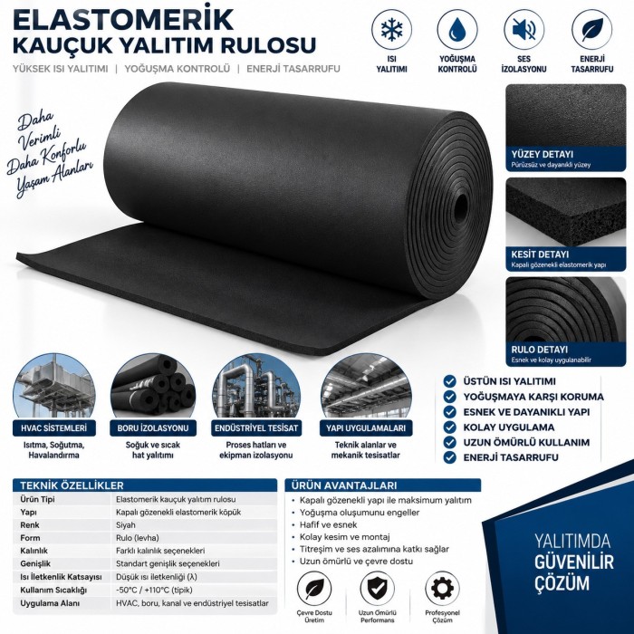 Elastomerik Kauçuk Levha 60100 m