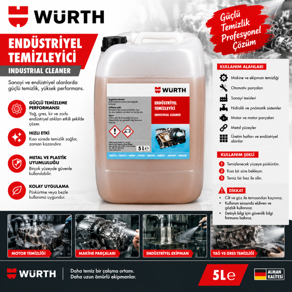 Würth Özel güçlü temizleyici