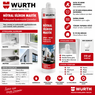 WÜRH CAM SIZDIRMAZLIK MACUNU 310ML