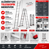 A Tipi Alüminyum Merdiven 3 Metre