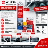 WÜRTH CAM YAPIŞTIRMA MACUNU SETİ CLASSIC PLUS