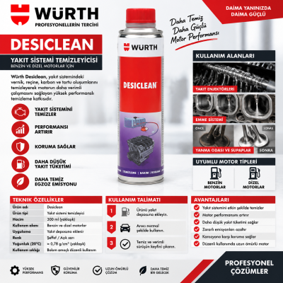 Würth DIESELCURE AĞIR VASYAKIT PERFİYL330ML