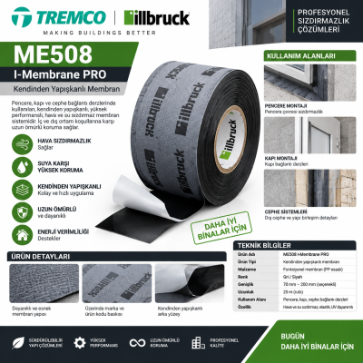 Tremco illbruck ME508 I-Membrane PRO Kendinden Yapışkanlı Membran