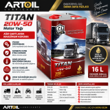 Artoil Titan 20W-50 - 16 L