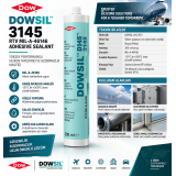 DOWSIL  3145 RTV Mil-A-46146 Adhesive  Sealant 300 ml