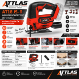 Attlas At18 Js-0 Dekupaj Testere Makinesi 18V Aküsüz
