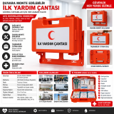 Duvara Monte Edilebilir İlk Yardım Çantası