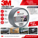 3M 1900 Tamir Bandı Duct Tape Gümüş 50*50 m 24 adet