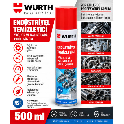ENDÜSTRİYEL TEMİZLEYİCİ 500ML