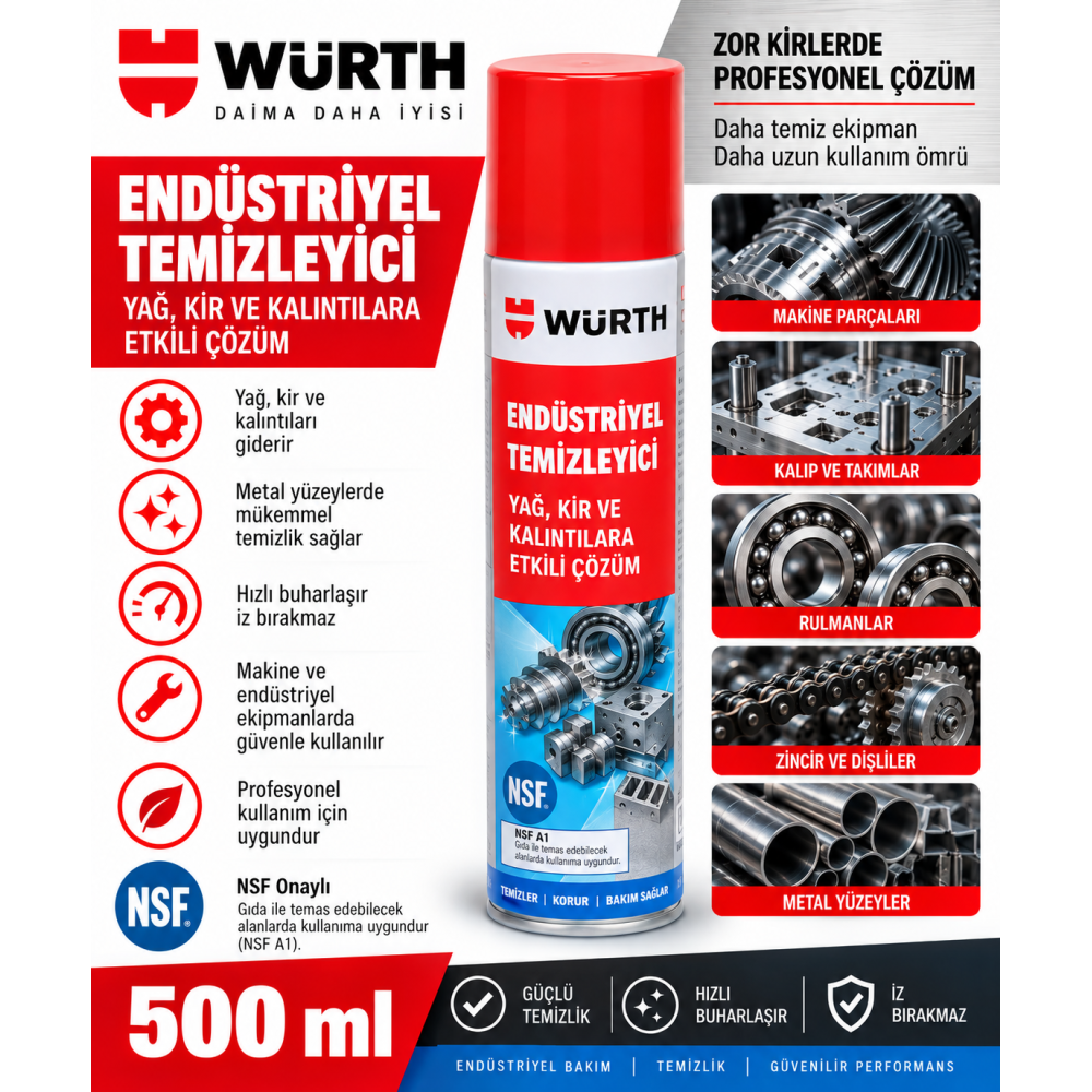 ENDÜSTRİYEL TEMİZLEYİCİ 500ML