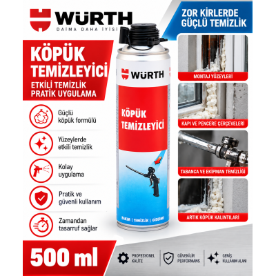 YAŞ KÖPÜK TEMİZLEYİCİ 500ML