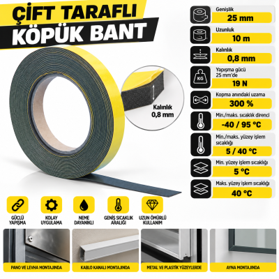 WÜRTH ÇİFT TARAFLI ÇİTA BANDI