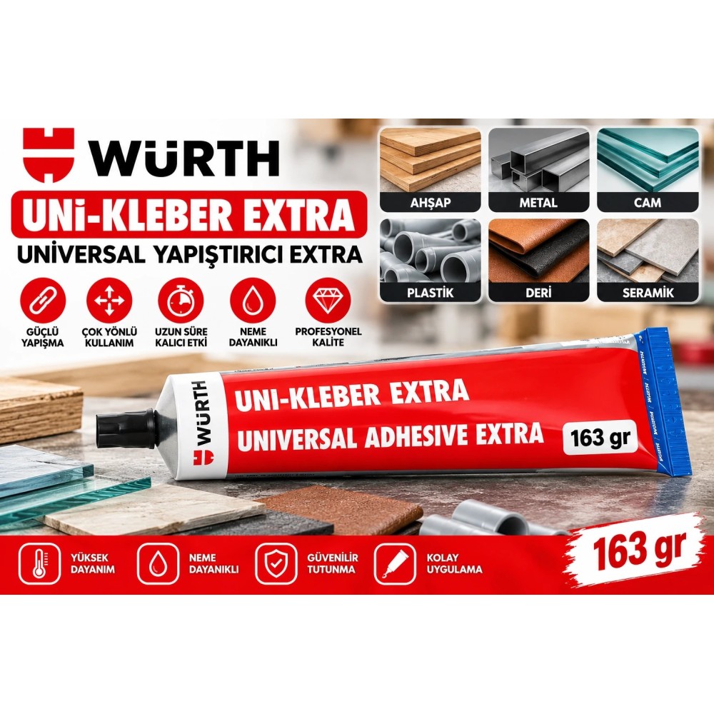 WÜRTH ÜNİVERSAL YAPIŞTIRICI 163GR