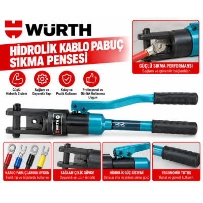 WÜRTH Hidrolik Papuç Sıkma