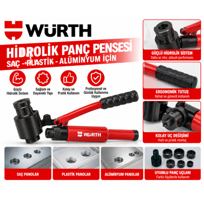 WÜRTH Hidrolik Patlatmalı Panç