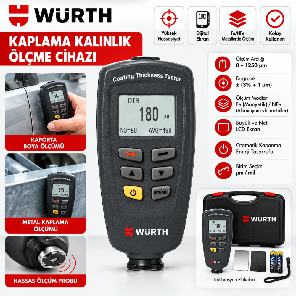 Würth BOYA KALINLIK ÖLÇÜM CİHAZI