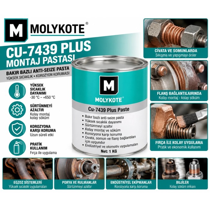 Molykote Cu 7439 1 kg