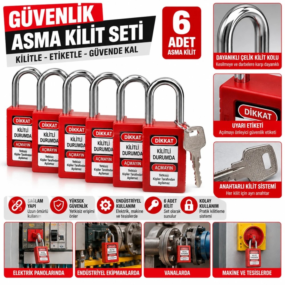 Uzun Gövde Güvenlik Kilidi