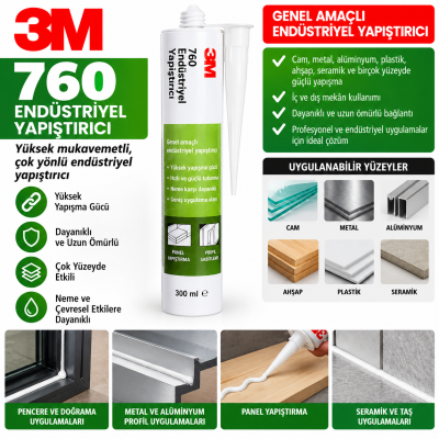 3M 760Endüstriyel Yapıştırıcılar