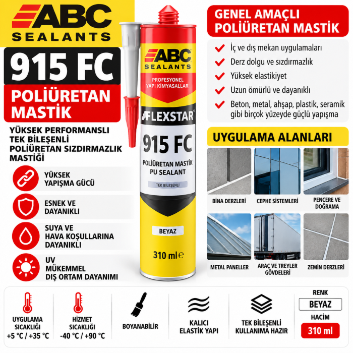 ABC 915 FC Poliüretan Mastikleri