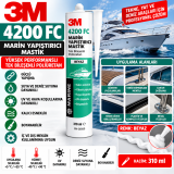 3M 4200FC Marin Yapıştırıcı Mastik Beyaz - 310 ml