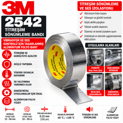 3M 2542 Titreşim Sönümleme Bandı