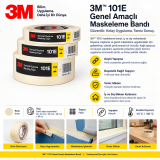 3M Genel Amaçlı Maskeleme Bandı 101E