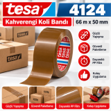 Tesa 4124 Kahverengi Koli Bandı 66m x 50mm