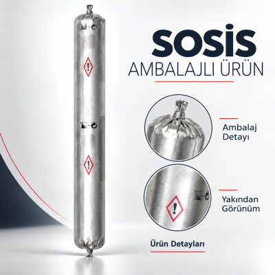 Dowsil Dc 796 Nötr Pencere Montaj Silikonu 600 Ml Sosis