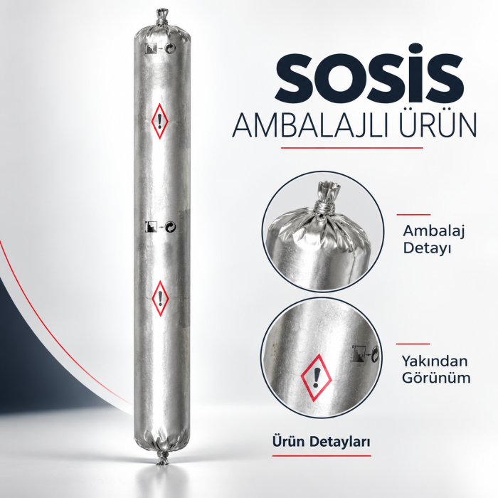 Dowsil Dc 796 Nötr Pencere Montaj Silikonu 600 Ml Sosis