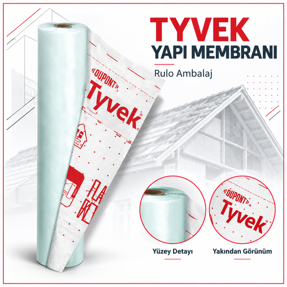 Dupont Tyvek Housewrap Firecurb15 M X 50 M Rulo