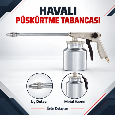 Mazot Tabancası Metal Depolu Basınç Ayarlı 26-b
