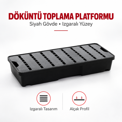 Atık Havuzu 30L Sarı Siyah Platform