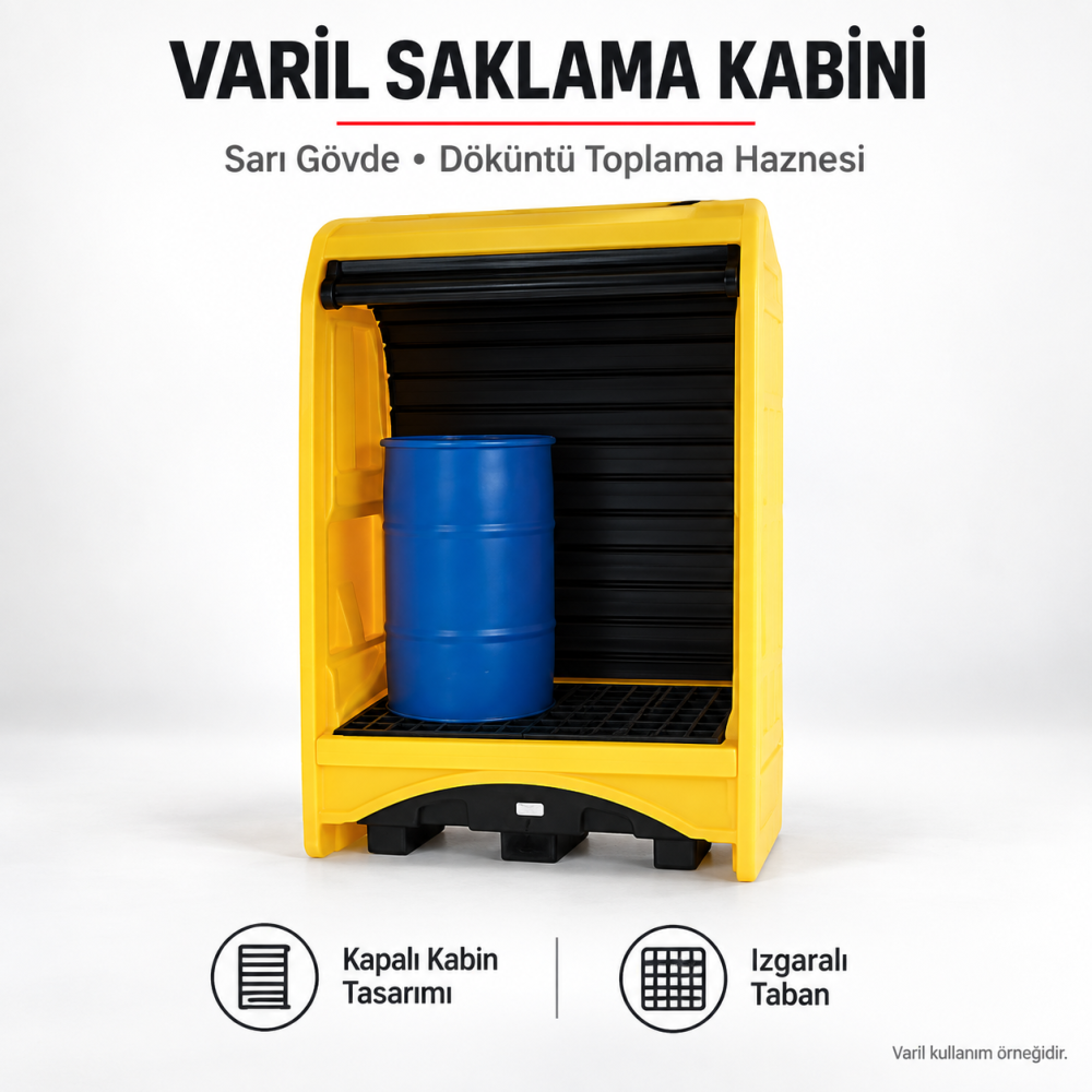 2 Varillik Kapaklı Dolap Spillshak