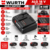 Würth  Şarj ünitesi ALG 18 V M-CUBE