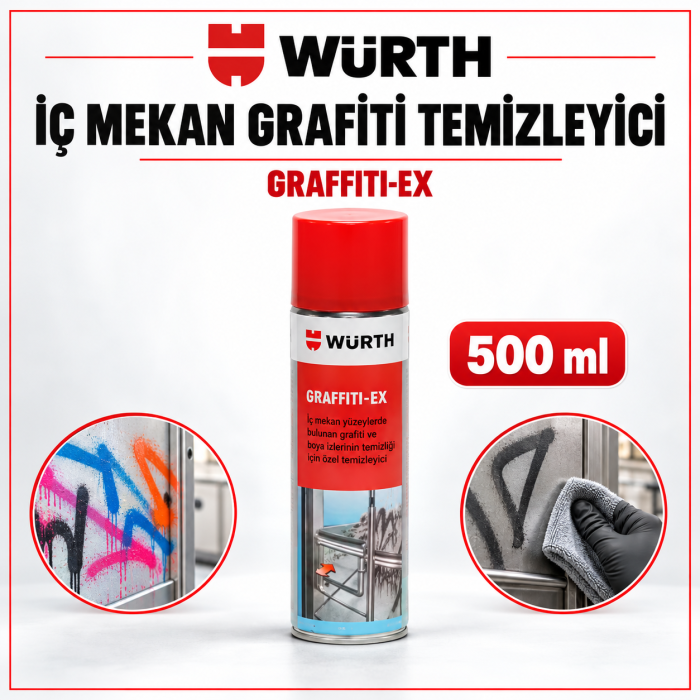 Würth İç mekan Grafiti Temizleyici Grafiti-EX 500 ml