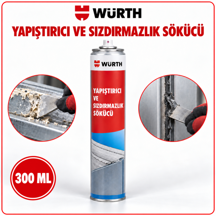 WÜRTH MONTAJ YAPIŞTIRICISI YAPIŞTIRICISIZDIRMAZ 300 ML