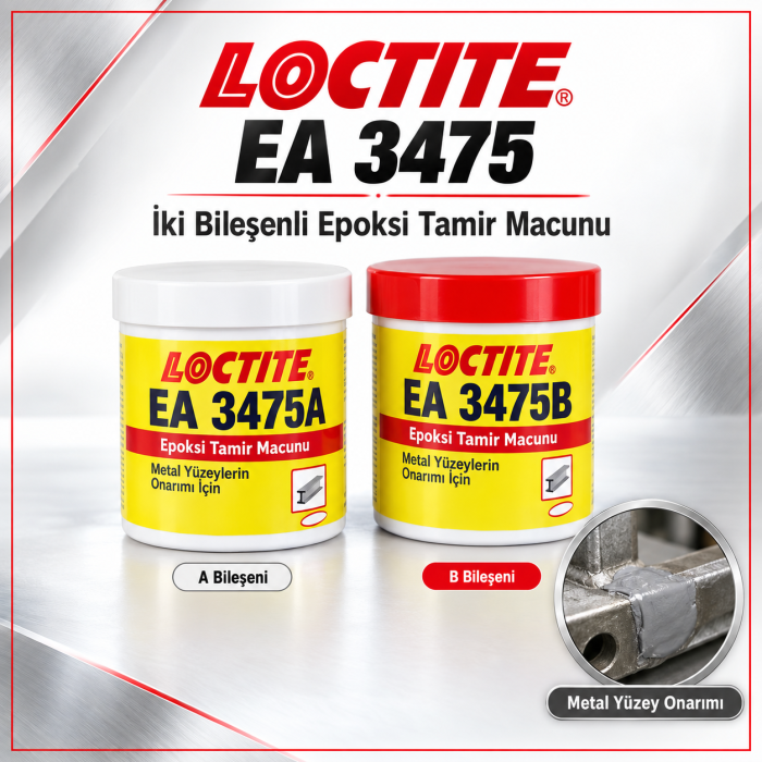 LOCTITE EA 3479 Alüminyum Dolgulu Mil Tamir Macunu 500 gr