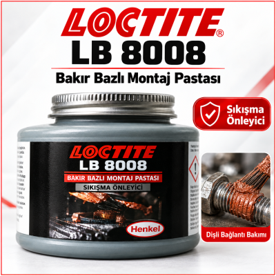 LOCTITE LB 8008 C5-A BAKIR MONTAJ PASTASI 453 GR