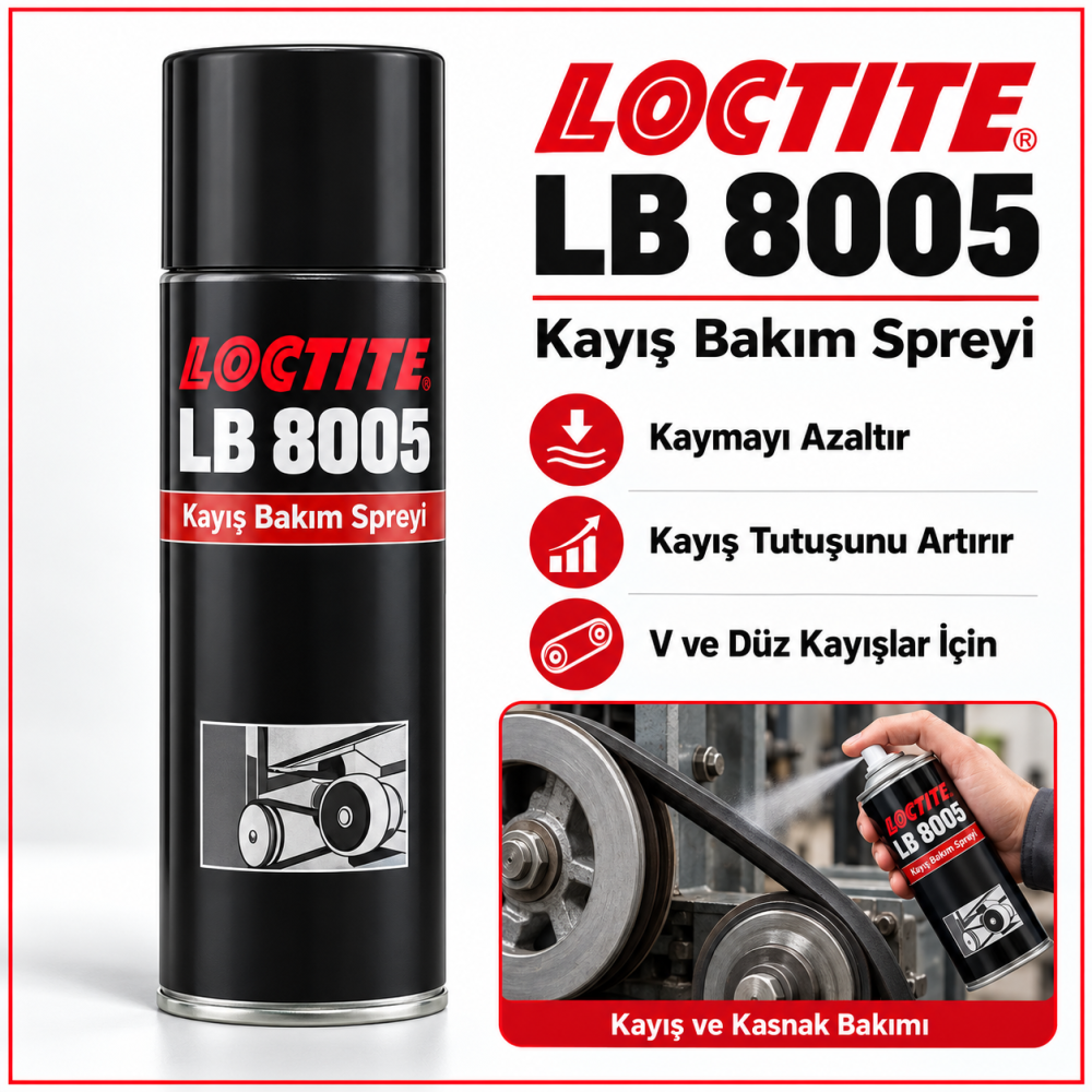 LOCTITE LB 8005 KAYIŞ BAKIM SPREYİ