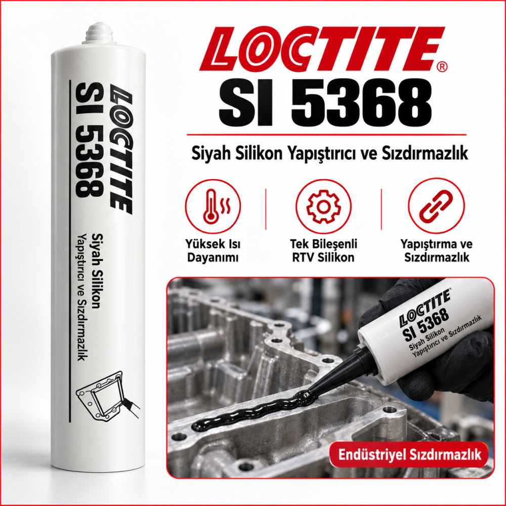 LOCTITE SI 598 SİLİKON CONTA SİYAH 300 ML