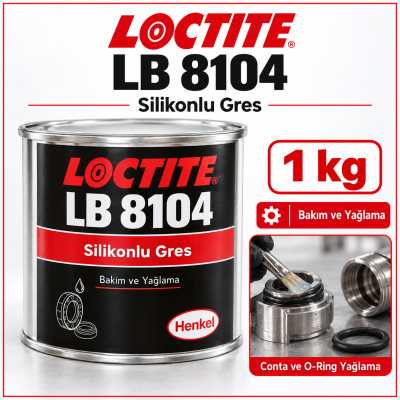 LOCTITE LB 8104 Silikonlu Gres 1 Kg