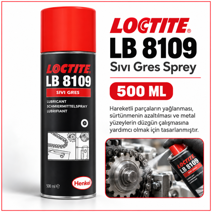 LOCTITE LB 8109 SIVI GRES SPREY 500 ML