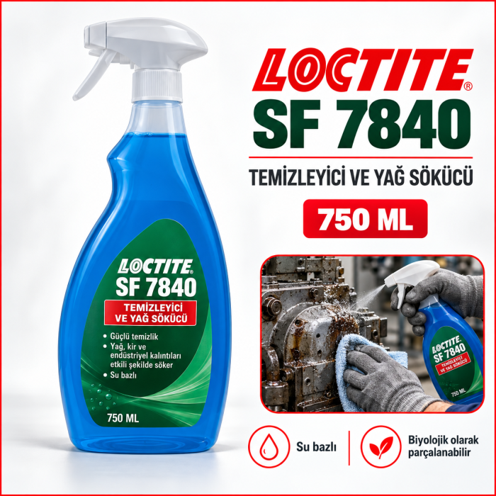 LOCTITE SF 7840 TEMİZLEYİCİ VE YAĞ SÖKÜCÜ 750 ML
