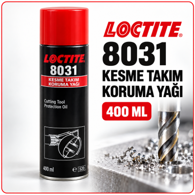 Loctite 8031 Kesme Takım Koruma Yağı 400 ML