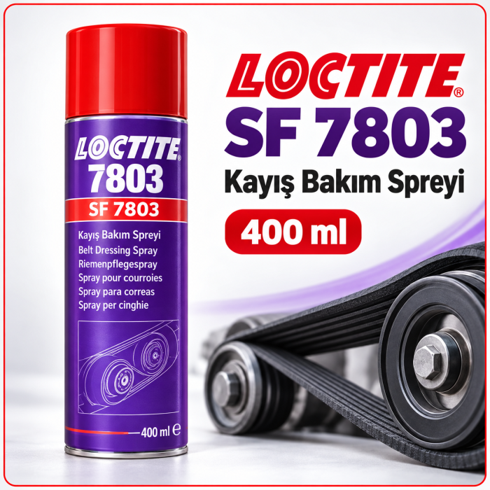 Loctite SF 7803 Kayış Bakım Spreyi 400 Ml