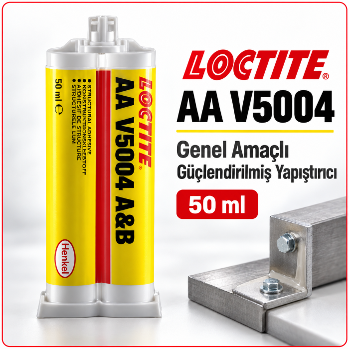 LOCTITE AA V5004 GENEL AMAÇLI GÜÇLENDİRİLMİŞ YAPIŞTIRICI 50 ML