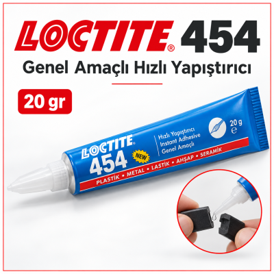 LOCTITE 454 Genel Amaçlı Hızlı Yapıştırıcı 20 gr