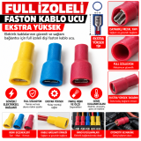 Full İzoleli Faston Kablo Ucu EKSTRA YÜKSEK